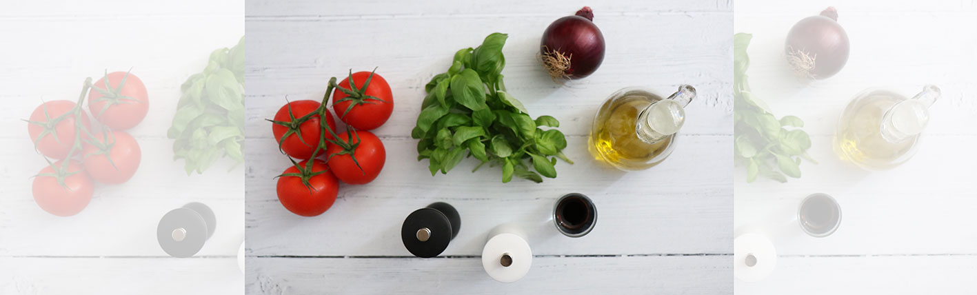 Balsamic Tomatoes and Basal Salad