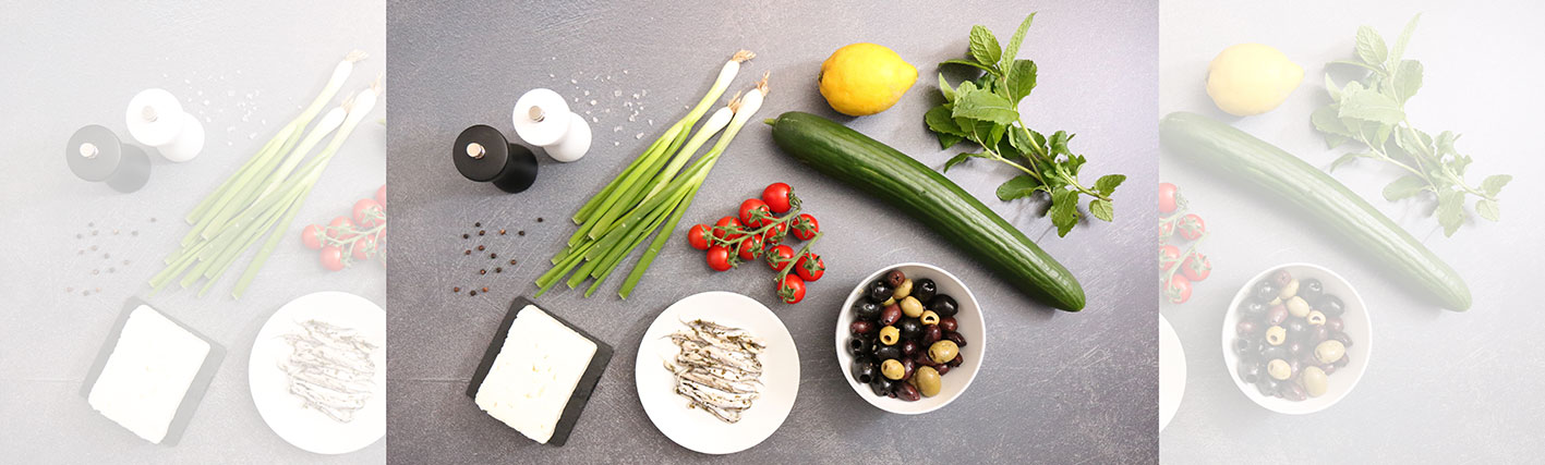 Feta and Anchovy Salad