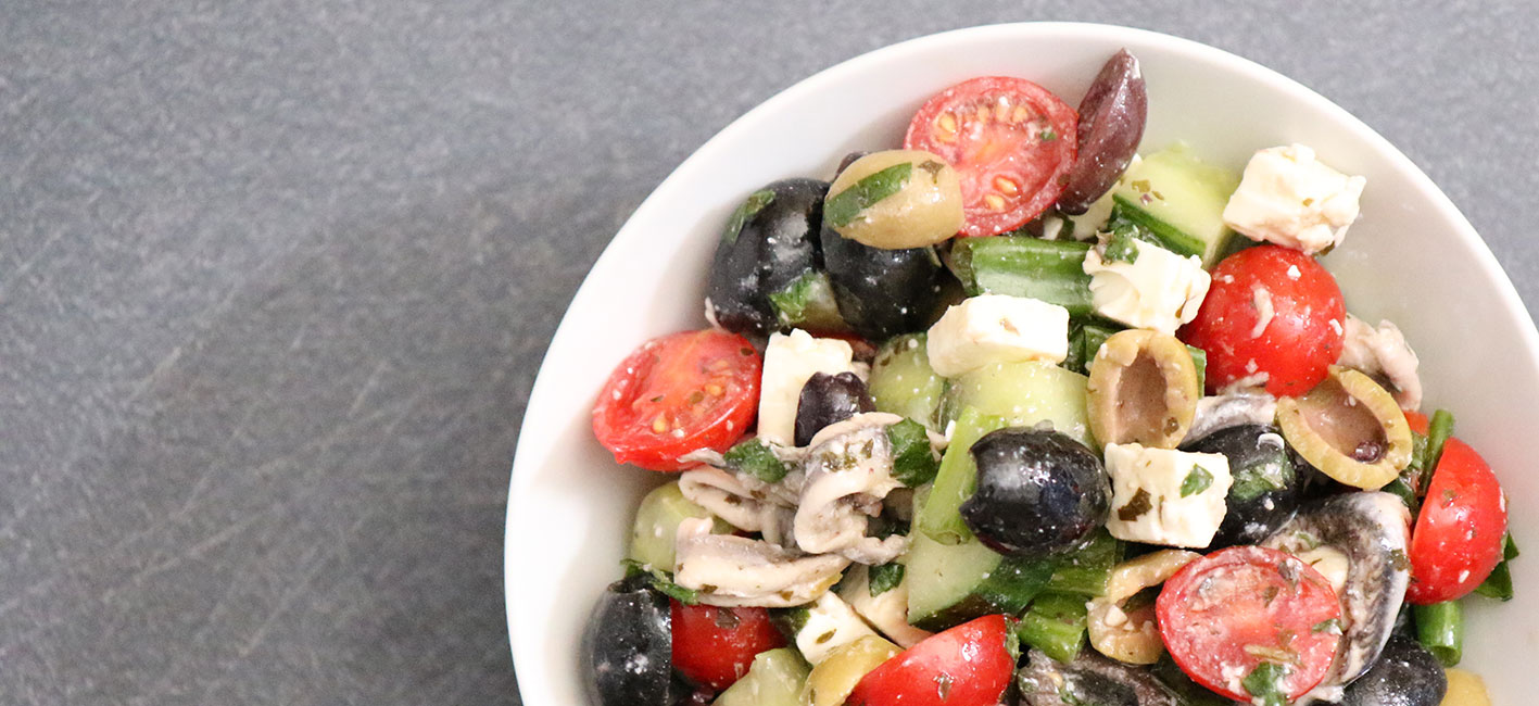 Feta and Anchovy Salad